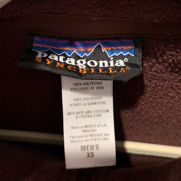 Patagonia synchilla fleece men’s XS - Picture 5 of 7